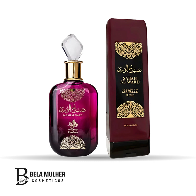 PROMO BLACK FRIDAY [KIT ÁRABE] Sabah Al Ward 100ml + Hidratante Sabah 250ml