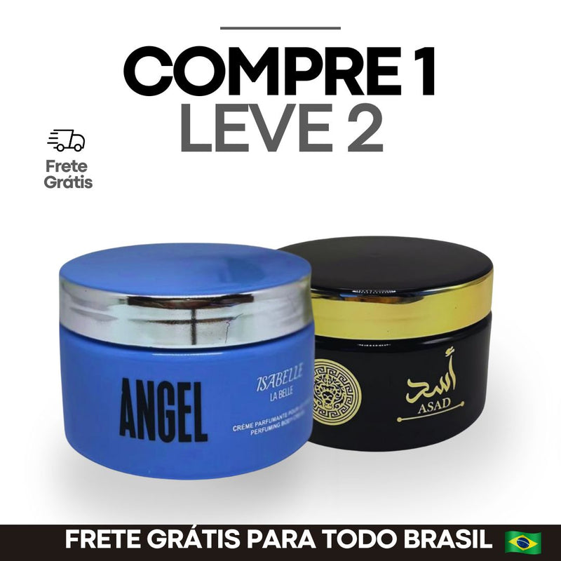 [COMPRE 1 LEVE 2] Creme Hidratante - ANGEL + Asad Lattafa - Alta Fixação (250ml)